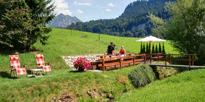 Hotels und Ferienwohnungen im Oberallgäu - Verpflegung: Vegetarisch - Deutschland - Pension Forelle mit Halbpension in Obermaiselstein im Allgäu - Ferienpension Forelle