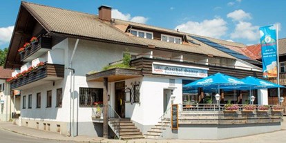 Hotels und Ferienwohnungen im Oberallgäu - Parken & Anreise: Anreise mit ÖPNV möglich - Gasthof Pension Sonne in Altstädten - Gasthof Pension Sonne in Altstädten