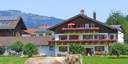 Hotels und Ferienwohnungen im Oberallgäu - Unterkunftsart: Allgäuferien auf dem Bauernhof - Ferienhof Brutscher in Fischen im Allgäu - Ferienhof Brutscher in Fischen im Allgäu