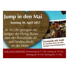 Veranstaltungen im Oberallgäu: Jump in den Mai
