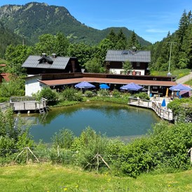 Erlebnisse im Oberallgäu: Prinze Gumpe - Naturbad in Hinterstein im Allgäu - Naturbad Prinze Gumpe in Bad HIndelang - Hinterstein im Allgäu 