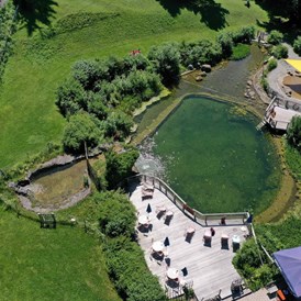 Erlebnisse im Oberallgäu: Prinze Gumpe - Naturbad in Hinterstein im Allgäu - Naturbad Prinze Gumpe in Bad HIndelang - Hinterstein im Allgäu 