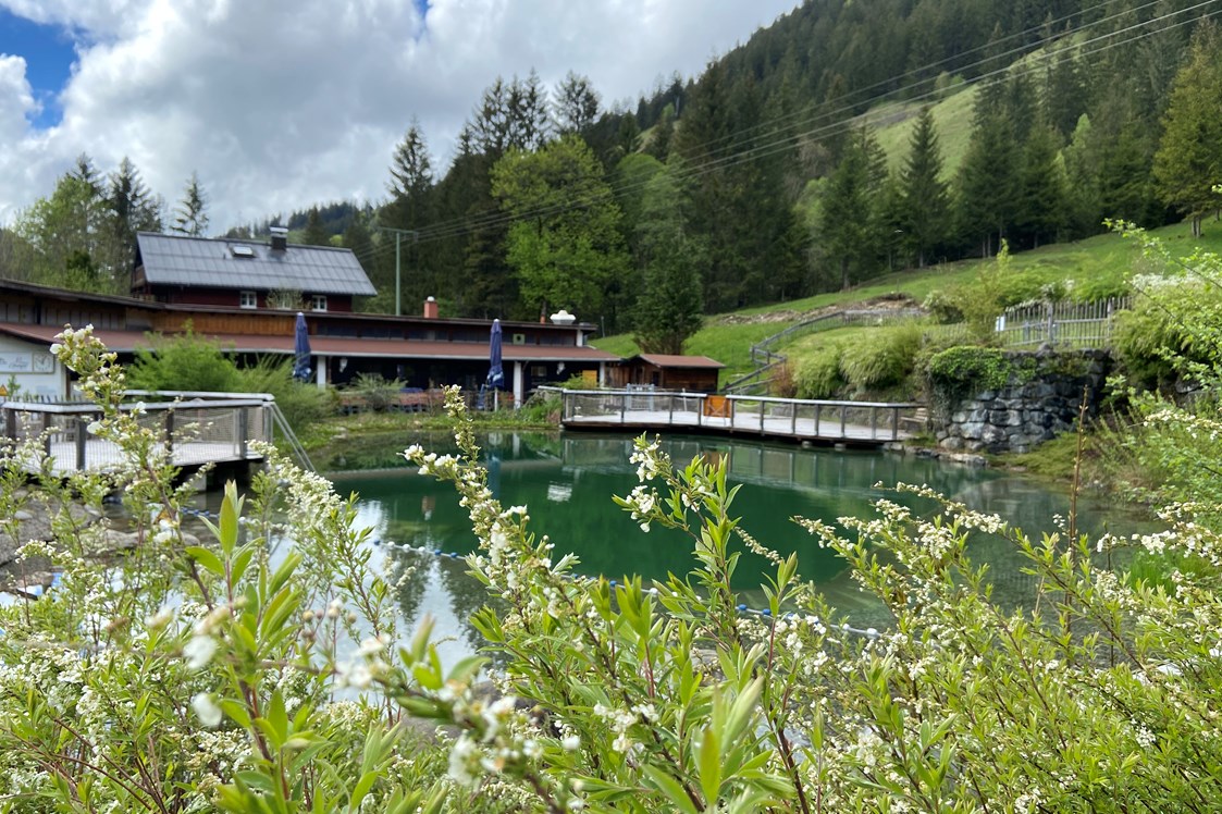 Erlebnisse im Oberallgäu: Badegarten Prinze Gumpe in Hinterstein im Allgä - Naturbad Prinze Gumpe in Bad HIndelang - Hinterstein im Allgäu 