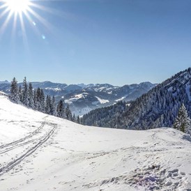 Erlebnisse im Oberallgäu: Winterparadies Mittagbahn - Rasthaus am Mittag - Winterparadies  Mittagbahn über Immenstadt im Allgäu
