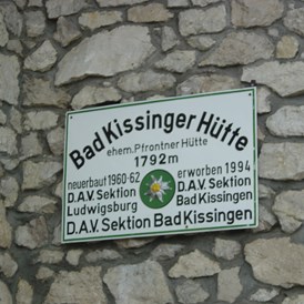 Erlebnisse im Oberallgäu: Bad Kissinger Hütte - Bad Kissinger Hütte