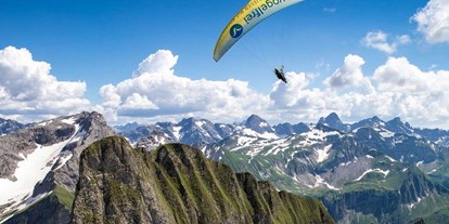 Hotels und Ferienwohnungen im Oberallgäu - Wetter: bei schönem Wetter - vogelfrei - Tandemfliegen mit Profis