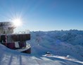 Erlebnisse im Oberallgäu: Skigebiete im Allgäu - die Nebelhornbahn über Oberstdorf - Die Nebelhornbahn im Winter 